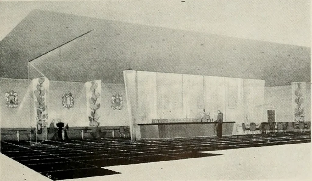 An illustration from Architect and engineer, 1905, leaf 342