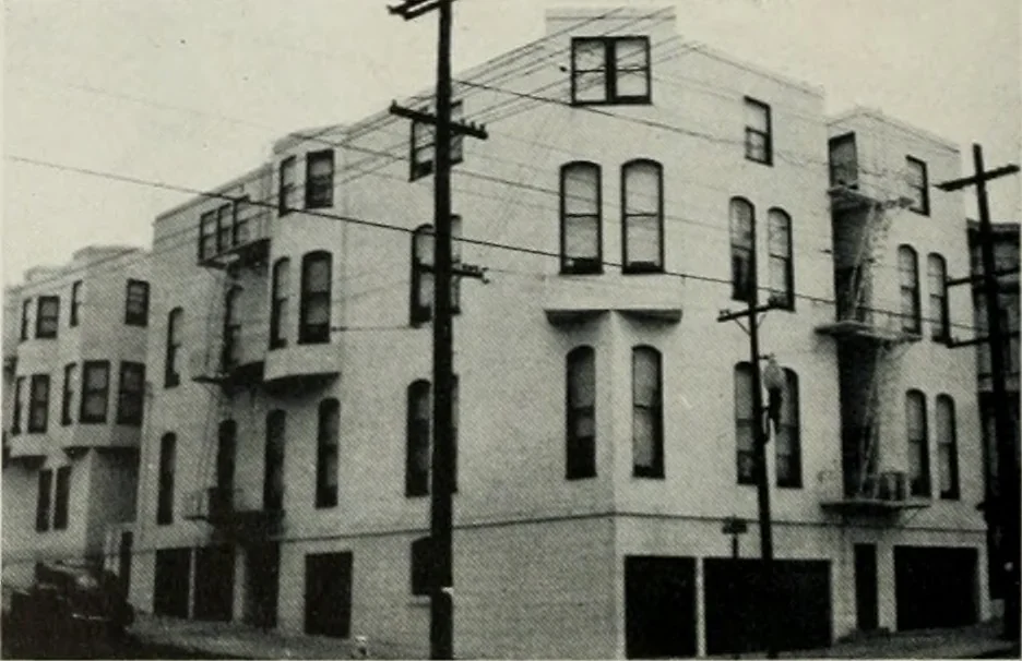 An illustration from Architect and engineer, 1905, leaf 383