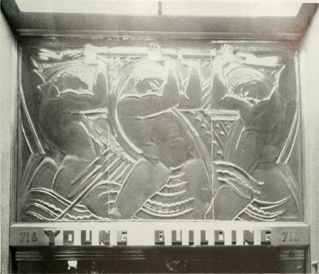 An illustration from Architect and engineer, 1905, leaf 388