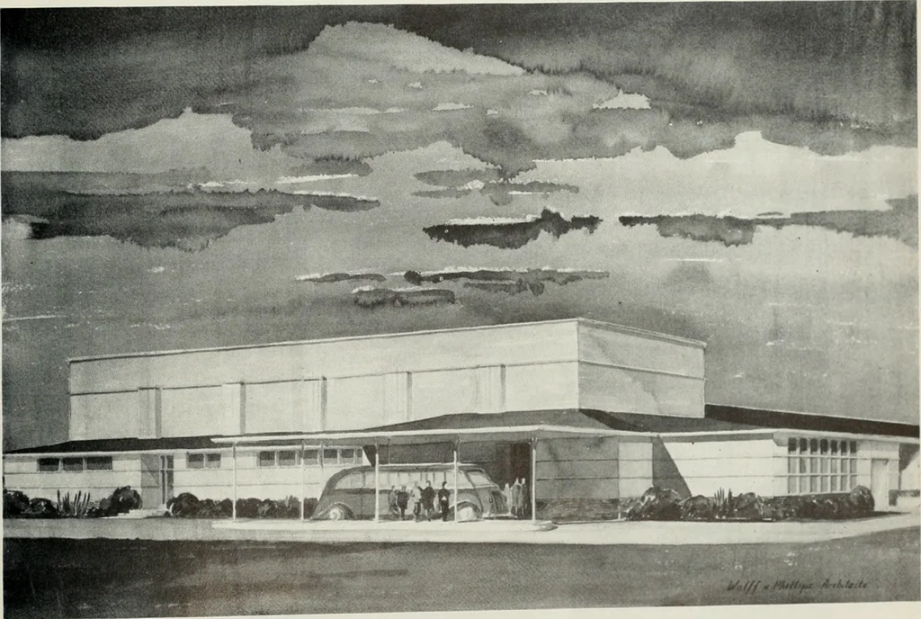 An illustration from Architect and engineer, 1905, leaf 440