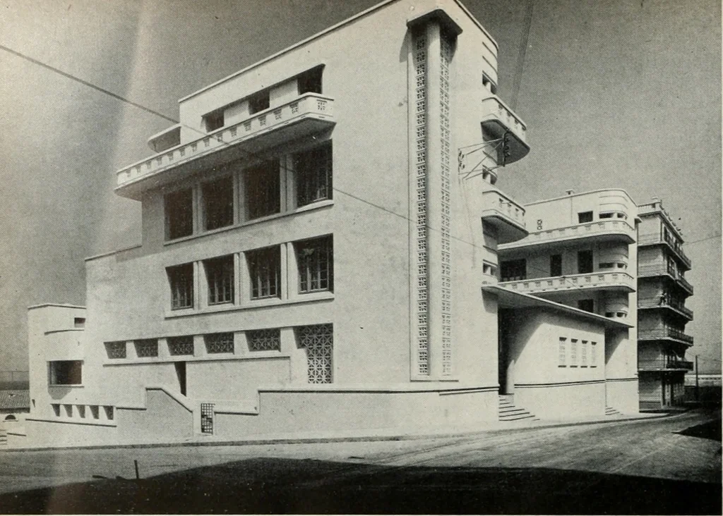 An illustration from Architect and engineer, 1905, leaf 443