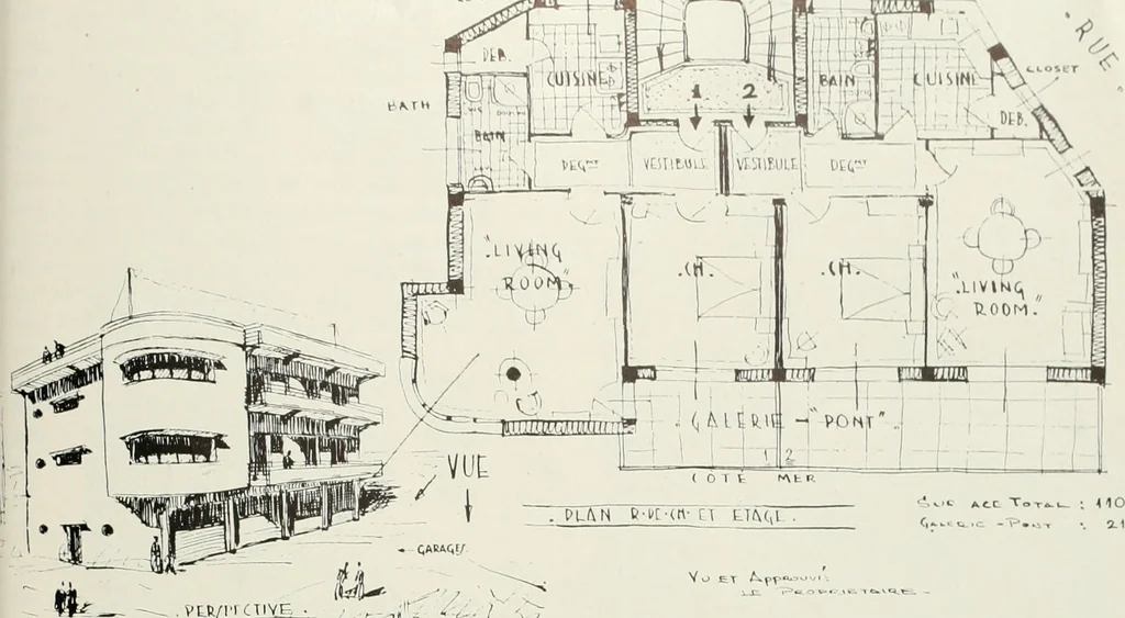 An illustration from Architect and engineer, 1905, leaf 446