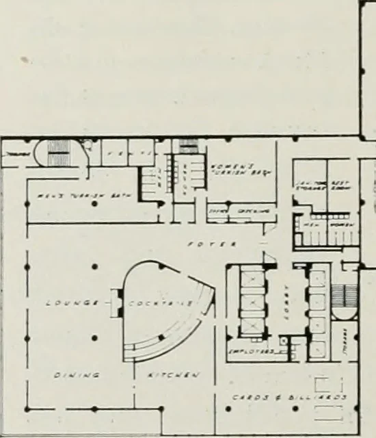 An illustration from Architect and engineer, 1905, leaf 461