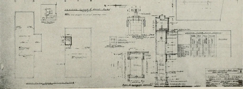 An illustration from Architect and engineer, 1905, leaf 528