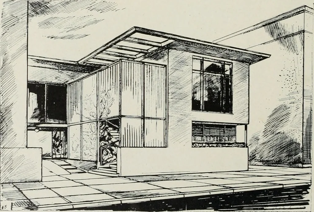 An illustration from Architect and engineer, 1905, leaf 63
