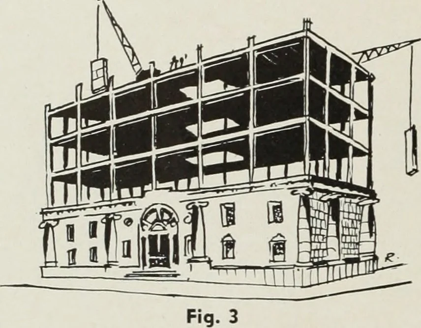 An illustration from Architect and engineer, 1905, leaf 75