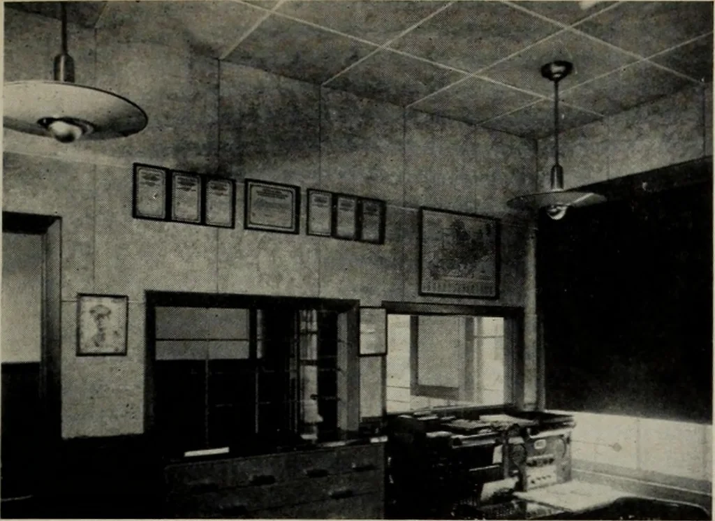 An illustration from Architect and engineer, 1905, leaf 106