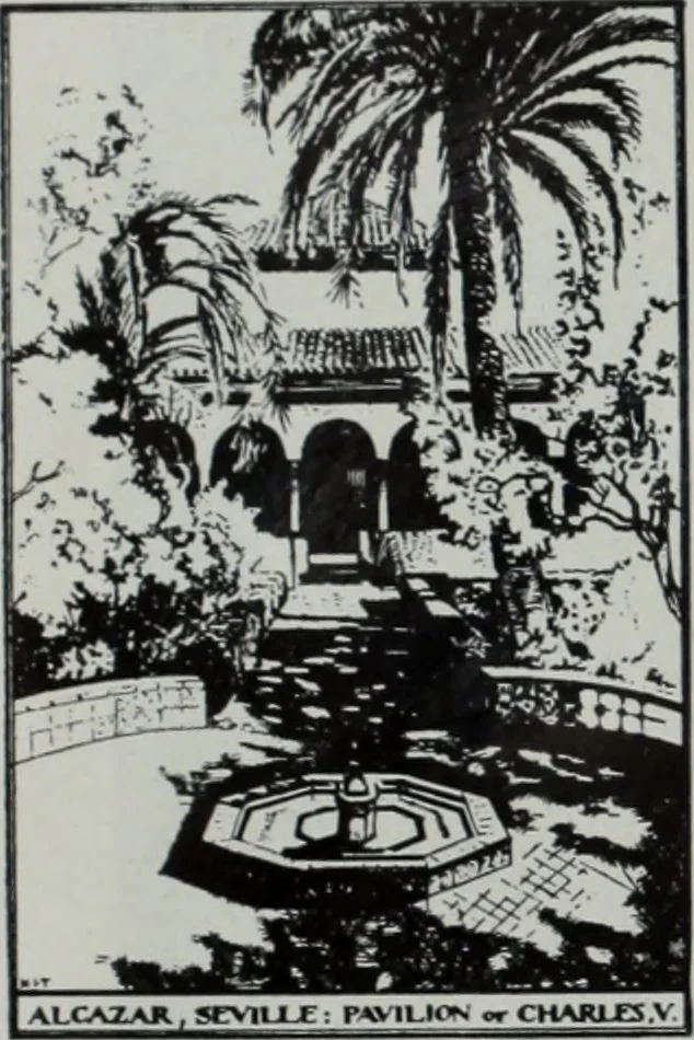 An illustration from Architect and engineer, 1905, leaf 165
