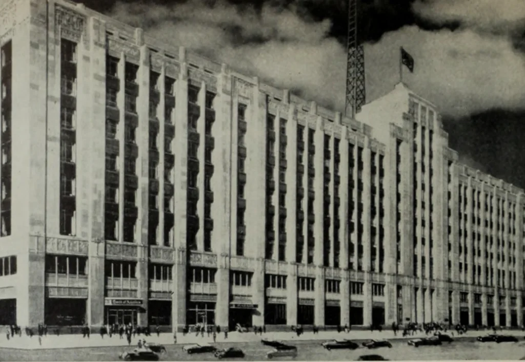 An illustration from Architect and engineer, 1905, leaf 17