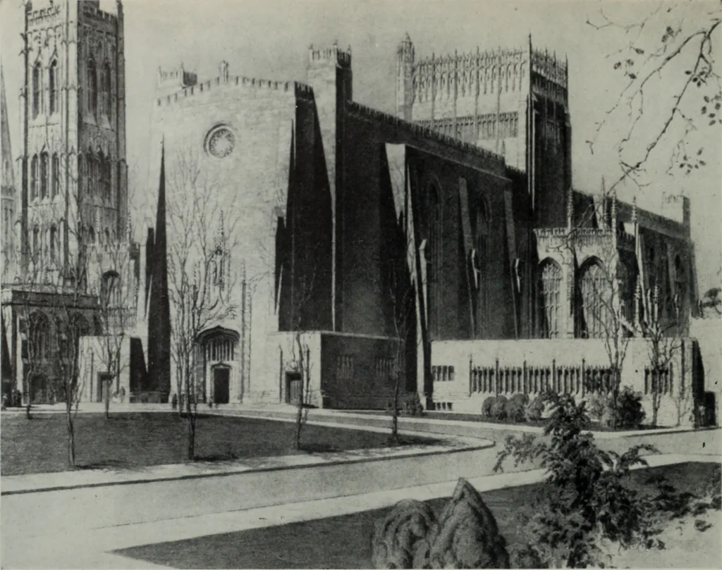An illustration from Architect and engineer, 1905, leaf 19