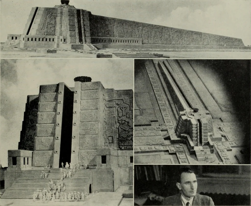 An illustration from Architect and engineer, 1905, leaf 212