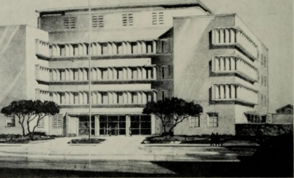 An illustration from Architect and engineer, 1905, leaf 215
