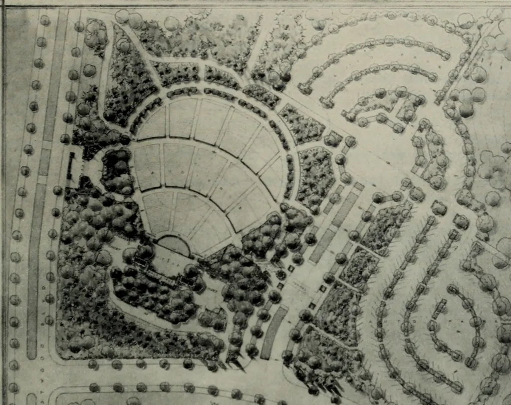 An illustration from Architect and engineer, 1905, leaf 220