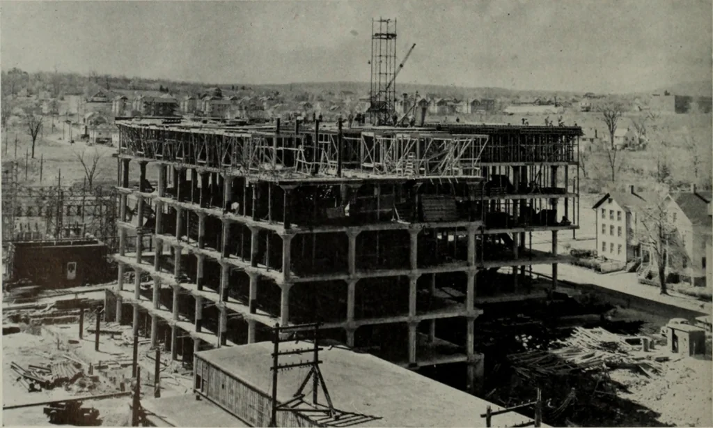 An illustration from Architect and engineer, 1905, leaf 267