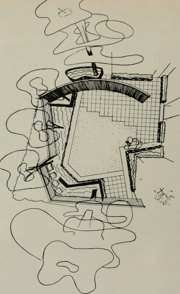 An illustration from Architect and engineer, 1905, leaf 407