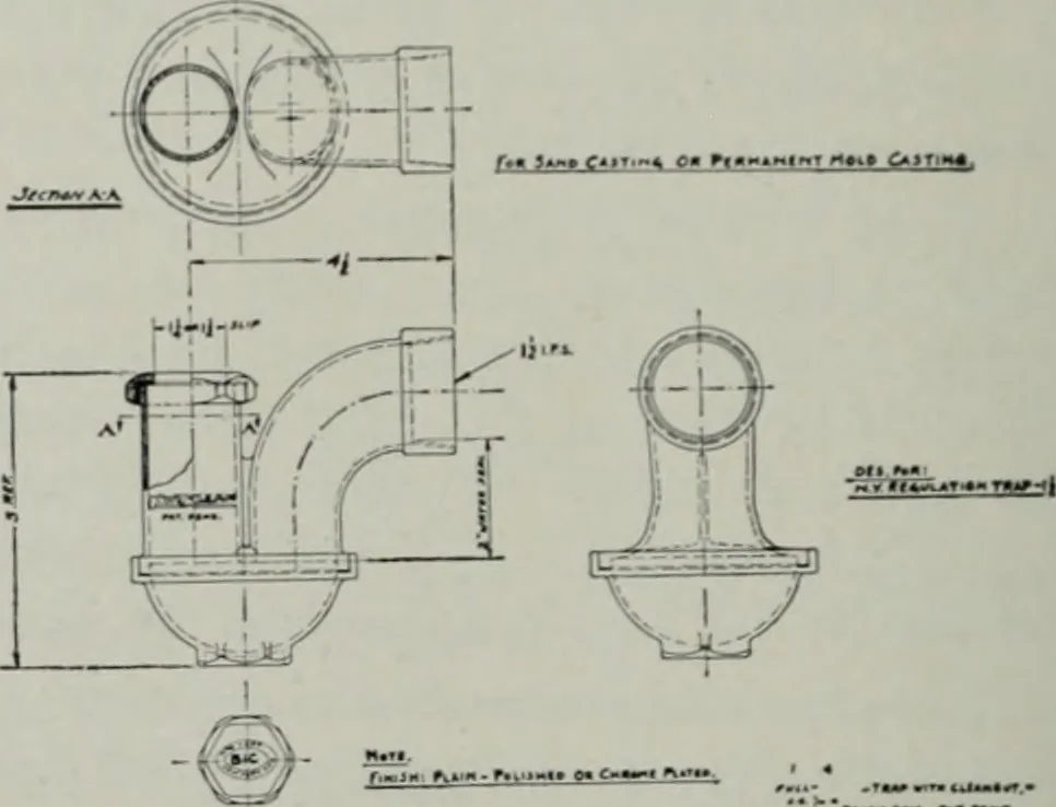 An illustration from Architect and engineer, 1905, leaf 435