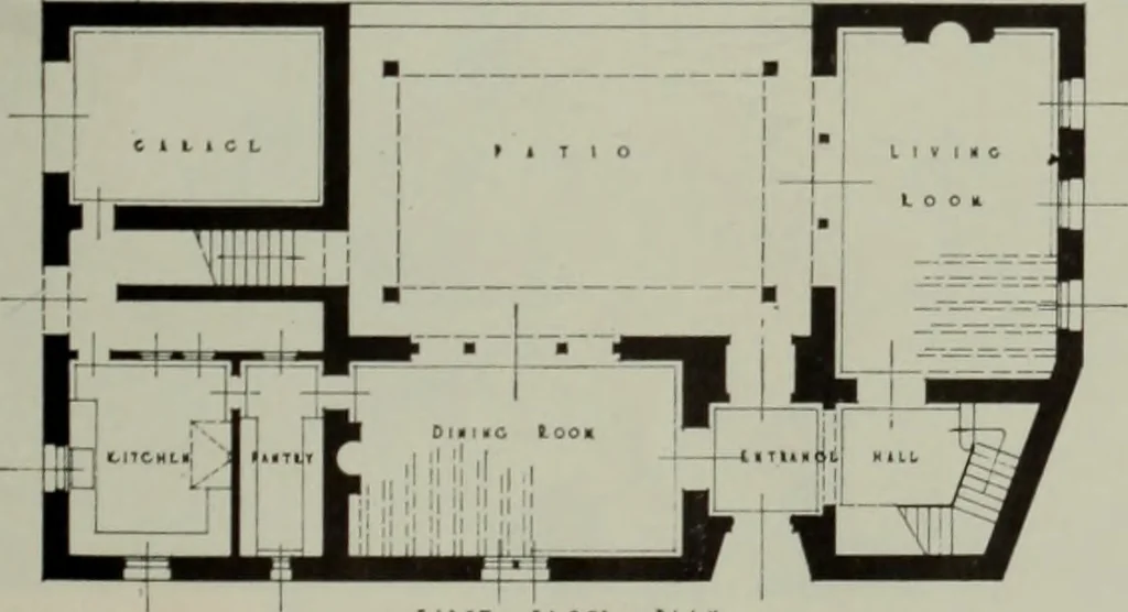 An illustration from Architect and engineer, 1905, leaf 452