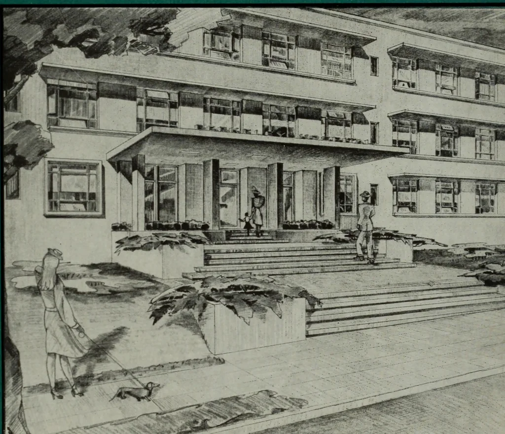 An illustration from Architect and engineer, 1905, leaf 488