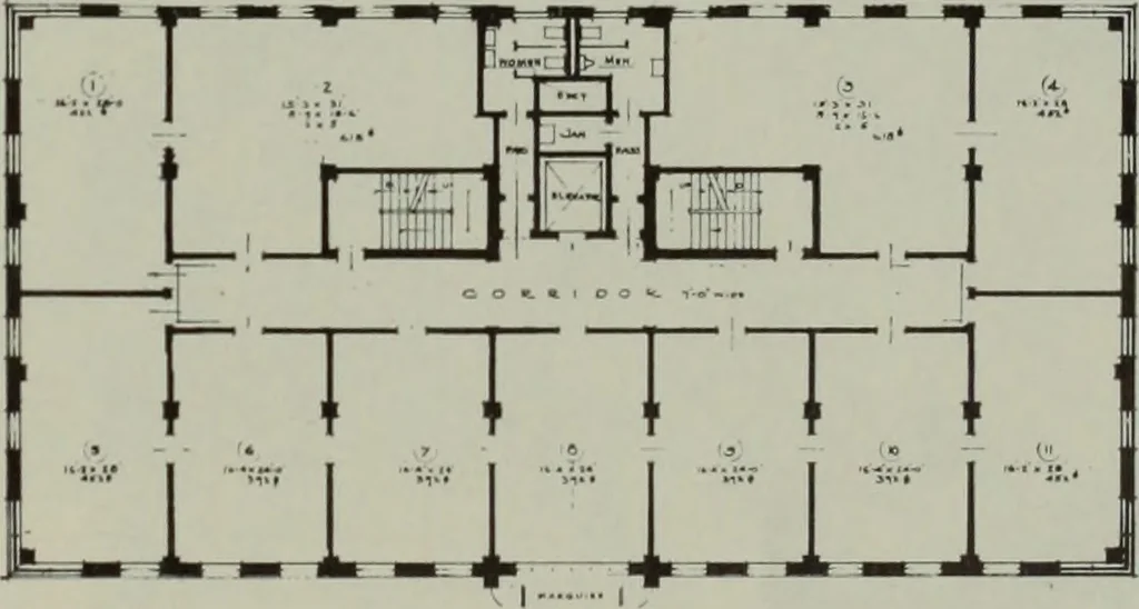 An illustration from Architect and engineer, 1905, leaf 498