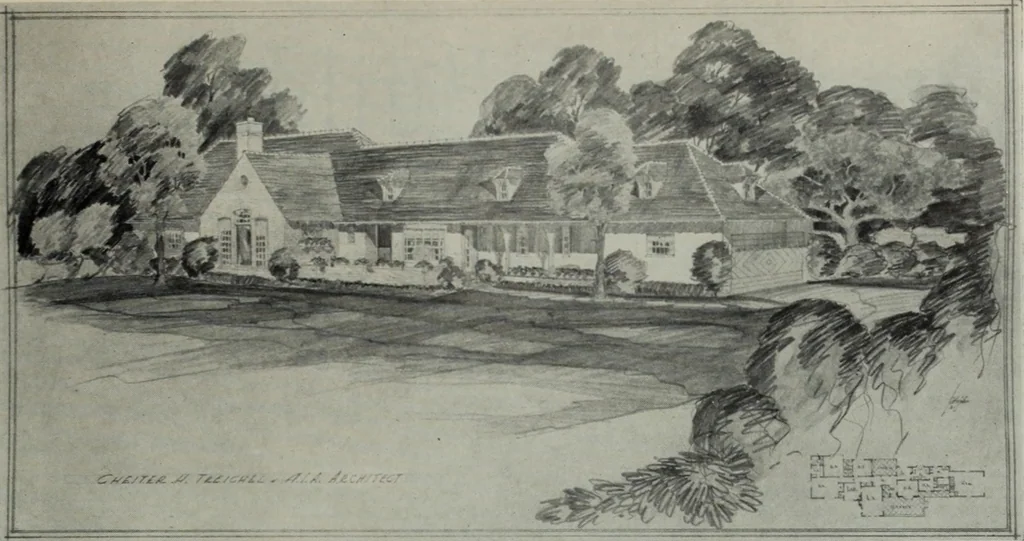 An illustration from Architect and engineer, 1905, leaf 68