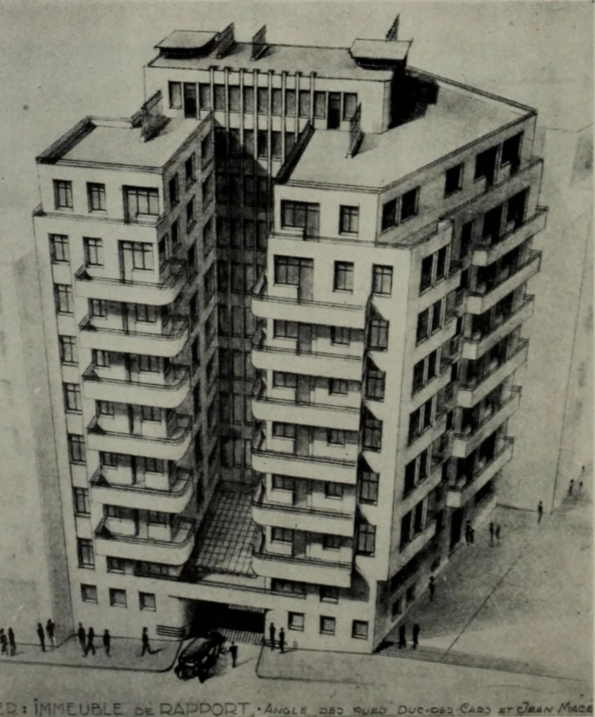 An illustration from Architect and engineer, 1905, leaf 77
