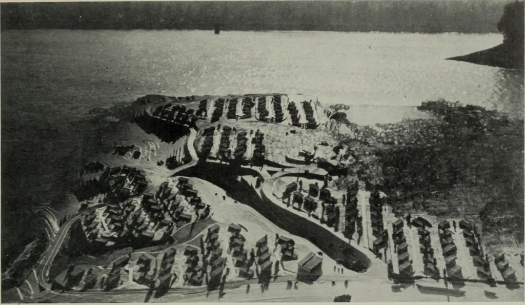 An illustration from Architect and engineer, 1905, leaf 116