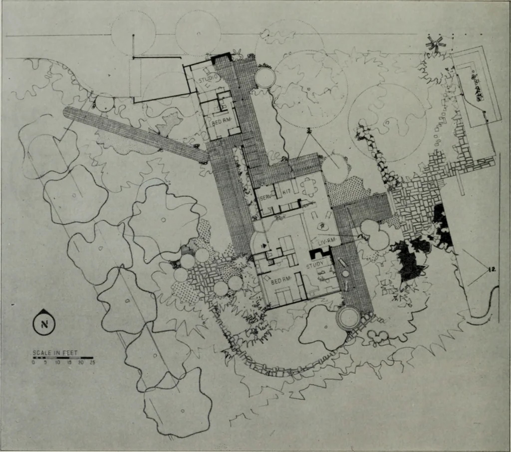 An illustration from Architect and engineer, 1905, leaf 121
