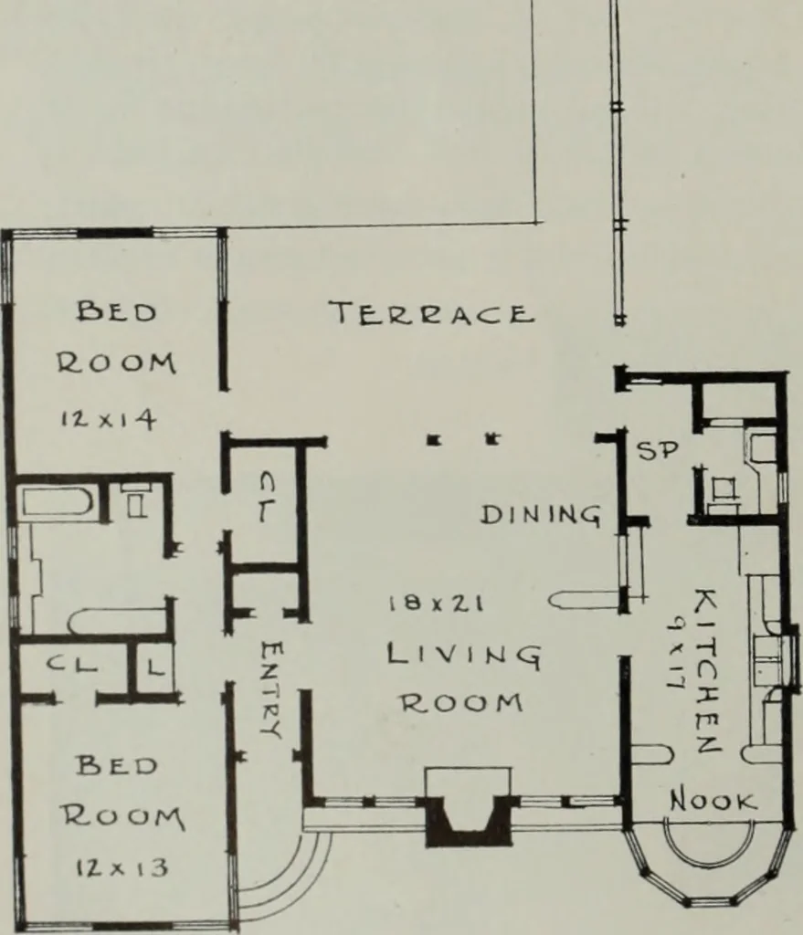 An illustration from Architect and engineer, 1905, leaf 161