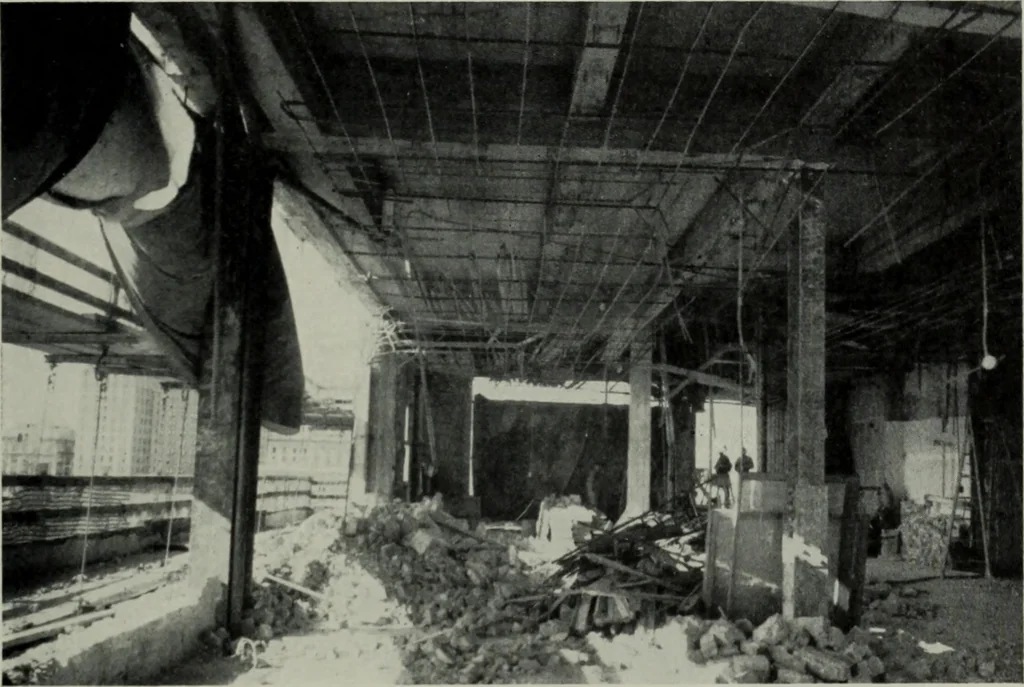 An illustration from Architect and engineer, 1905, leaf 174