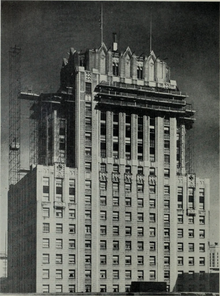 An illustration from Architect and engineer, 1905, leaf 175