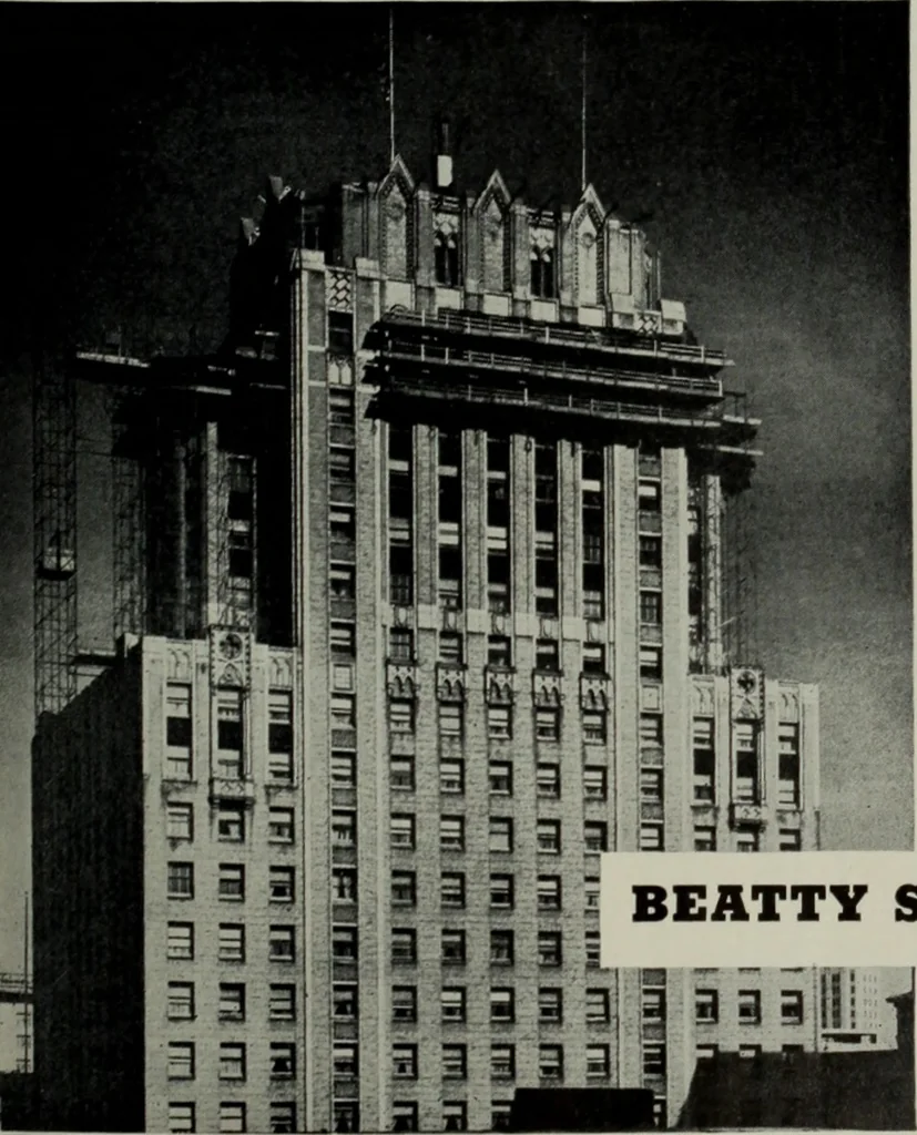 An illustration from Architect and engineer, 1905, leaf 176