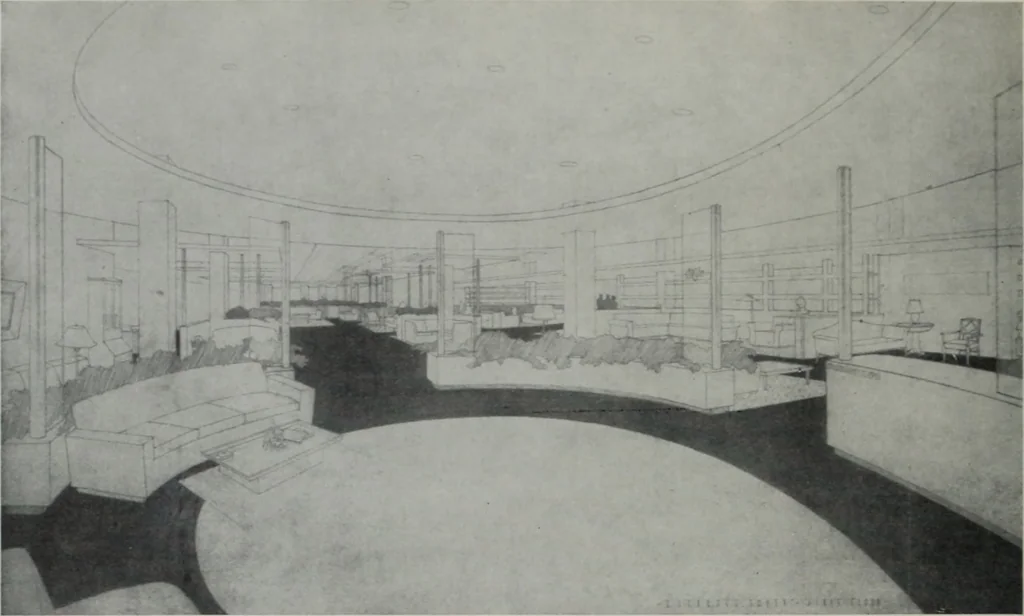An illustration from Architect and engineer, 1905, leaf 409