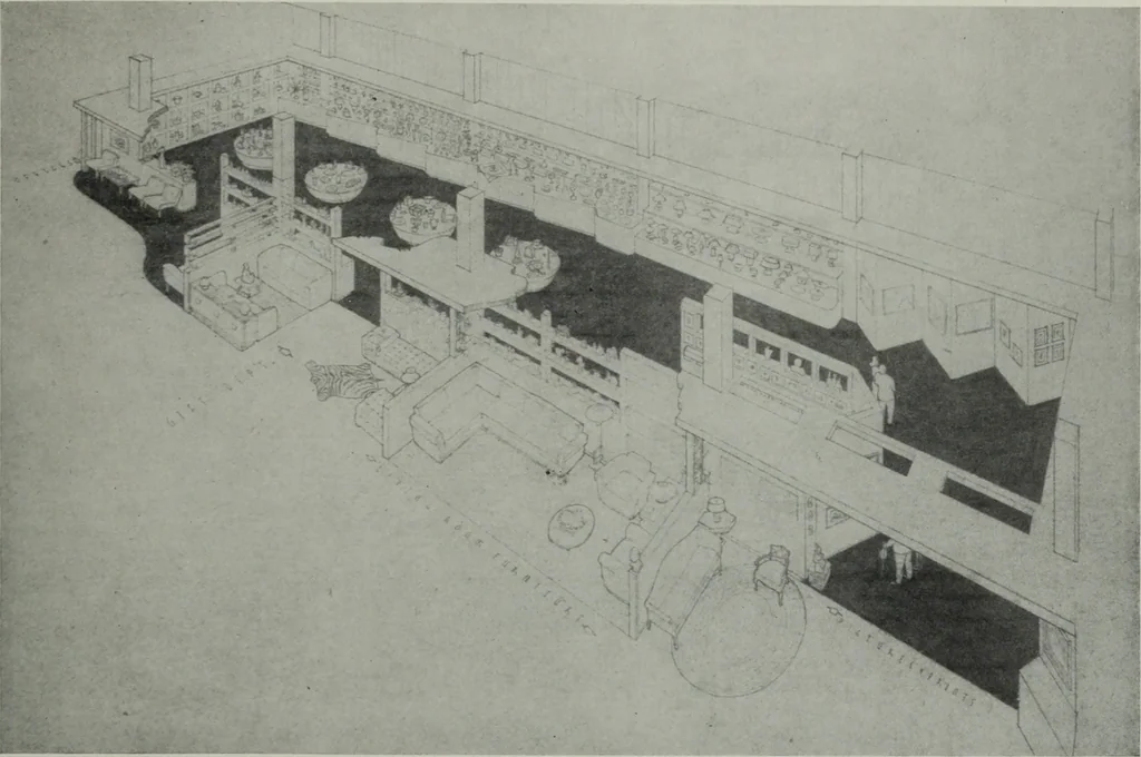 An illustration from Architect and engineer, 1905, leaf 410