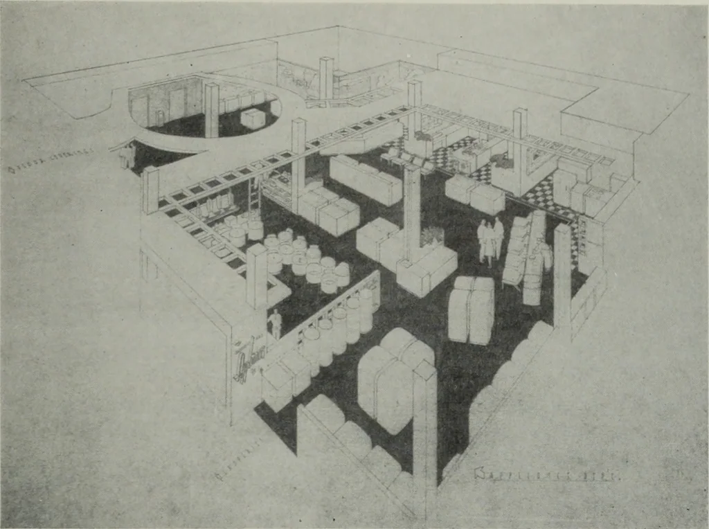 An illustration from Architect and engineer, 1905, leaf 412