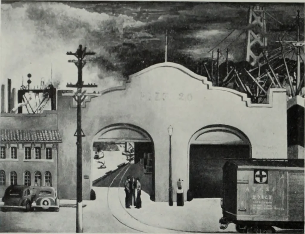 An illustration from Architect and engineer, 1905, leaf 493
