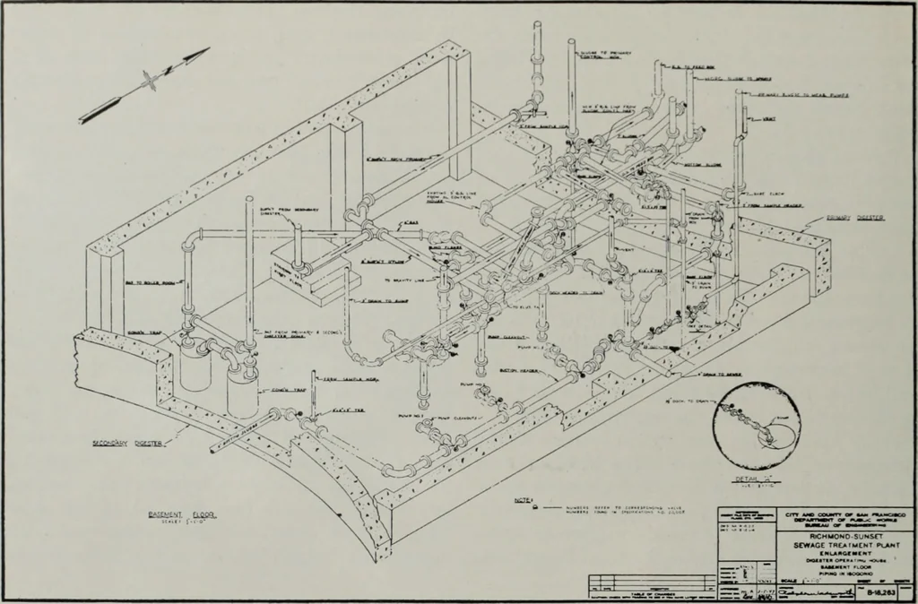An illustration from Architect and engineer, 1905, leaf 509