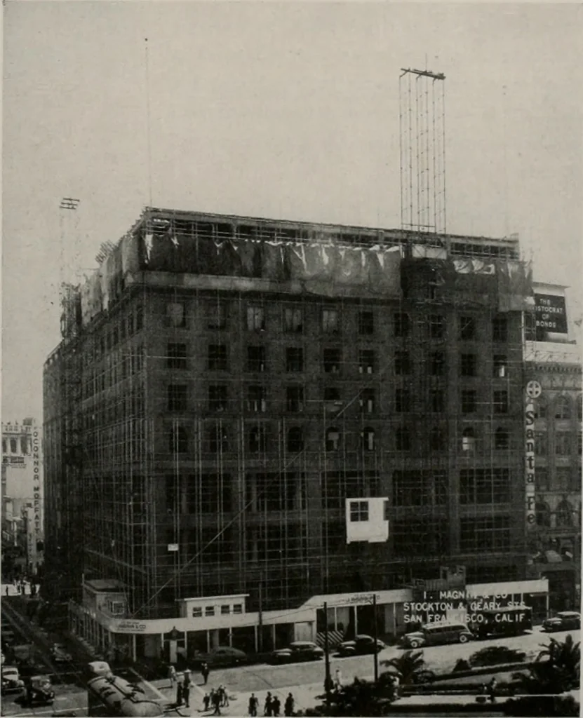 An illustration from Architect and engineer, 1905, leaf 124