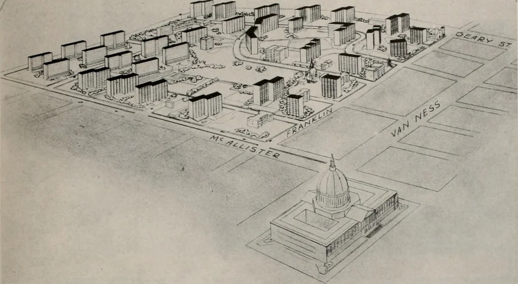 An illustration from Architect and engineer, 1905, leaf 16
