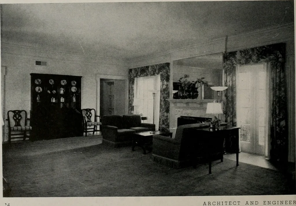 An illustration from Architect and engineer, 1905, leaf 163