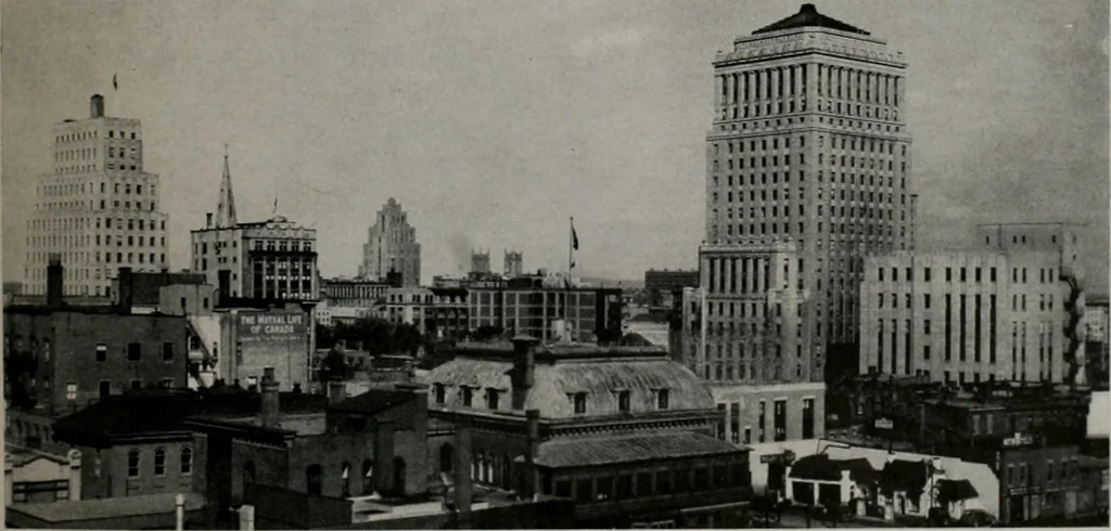 An illustration from Architect and engineer, 1905, leaf 166