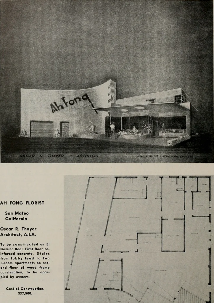 An illustration from Architect and engineer, 1905, leaf 19