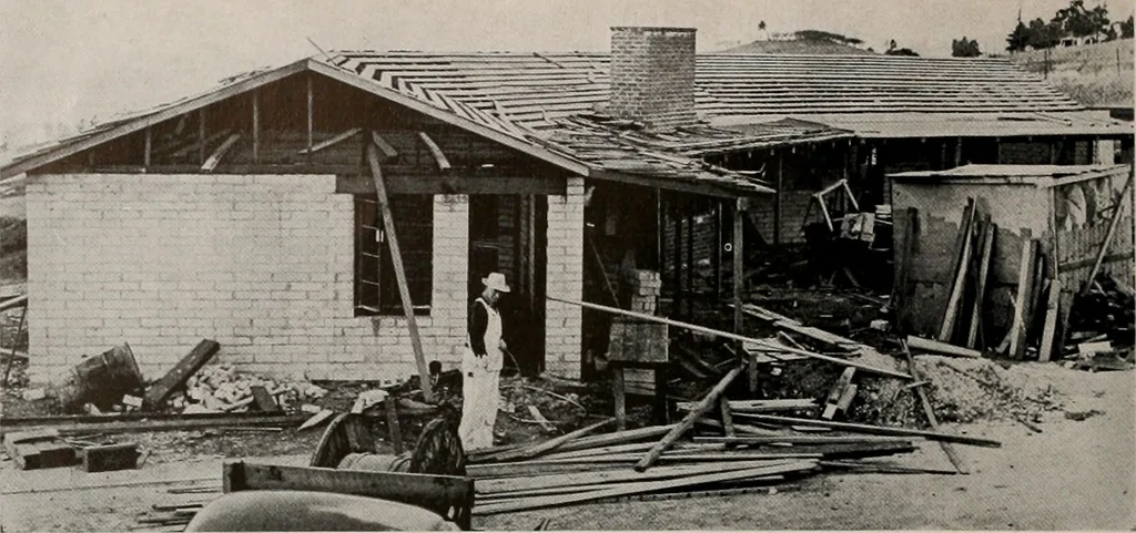 An illustration from Architect and engineer, 1905, leaf 211