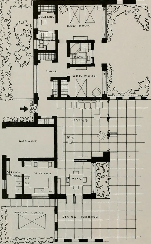 An illustration from Architect and engineer, 1905, leaf 25