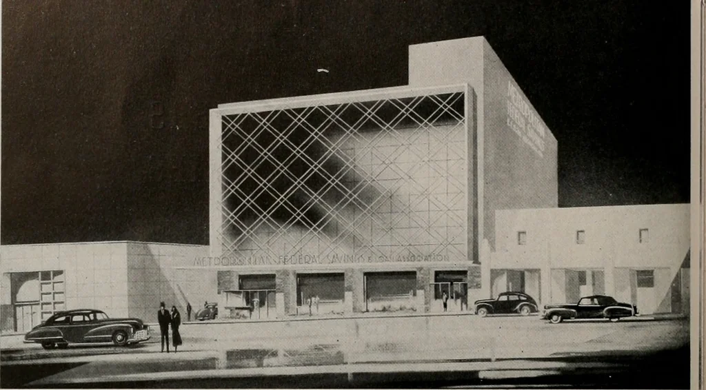 An illustration from Architect and engineer, 1905, leaf 407