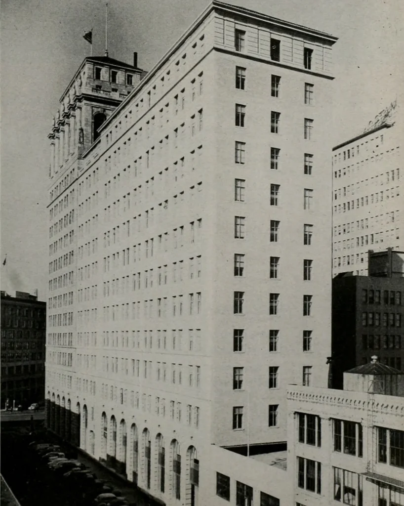 An illustration from Architect and engineer, 1905, leaf 122