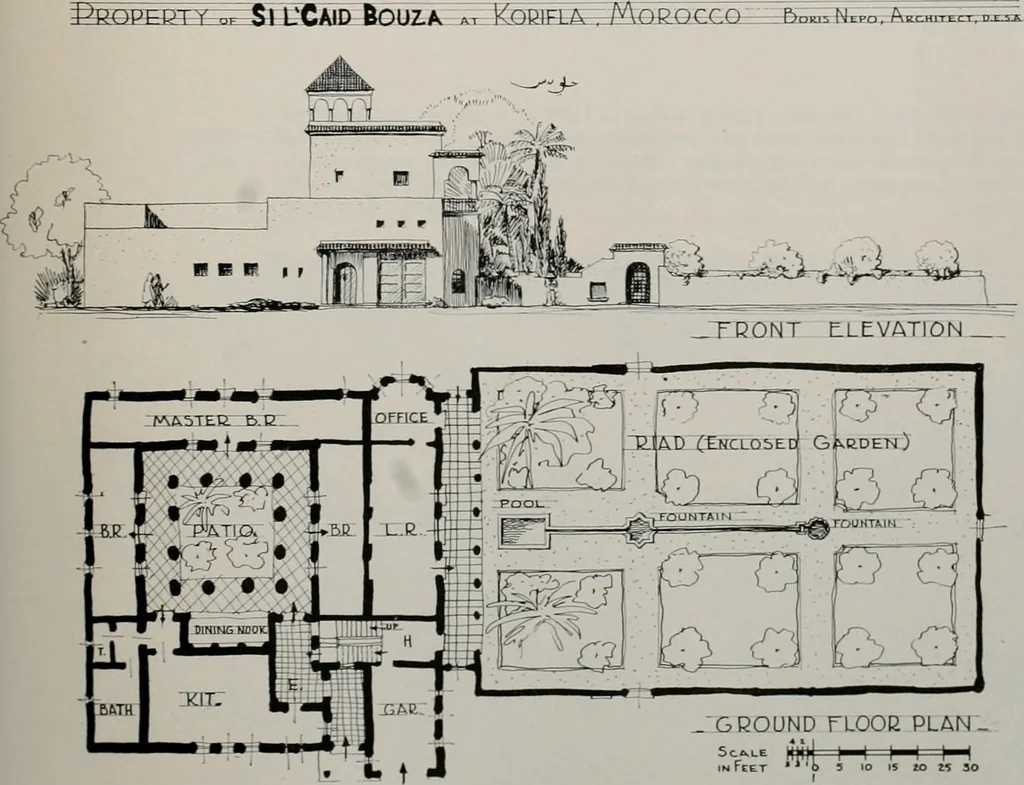 An illustration from Architect and engineer, 1905, leaf 168