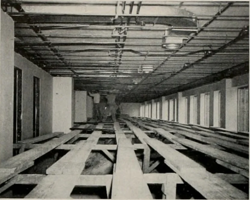An illustration from Architect and engineer, 1905, leaf 258