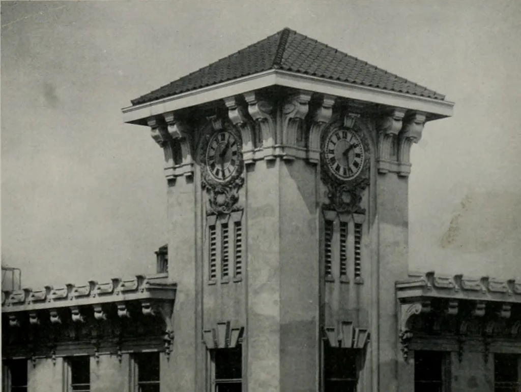 An illustration from Architect and engineer, 1905, leaf 262