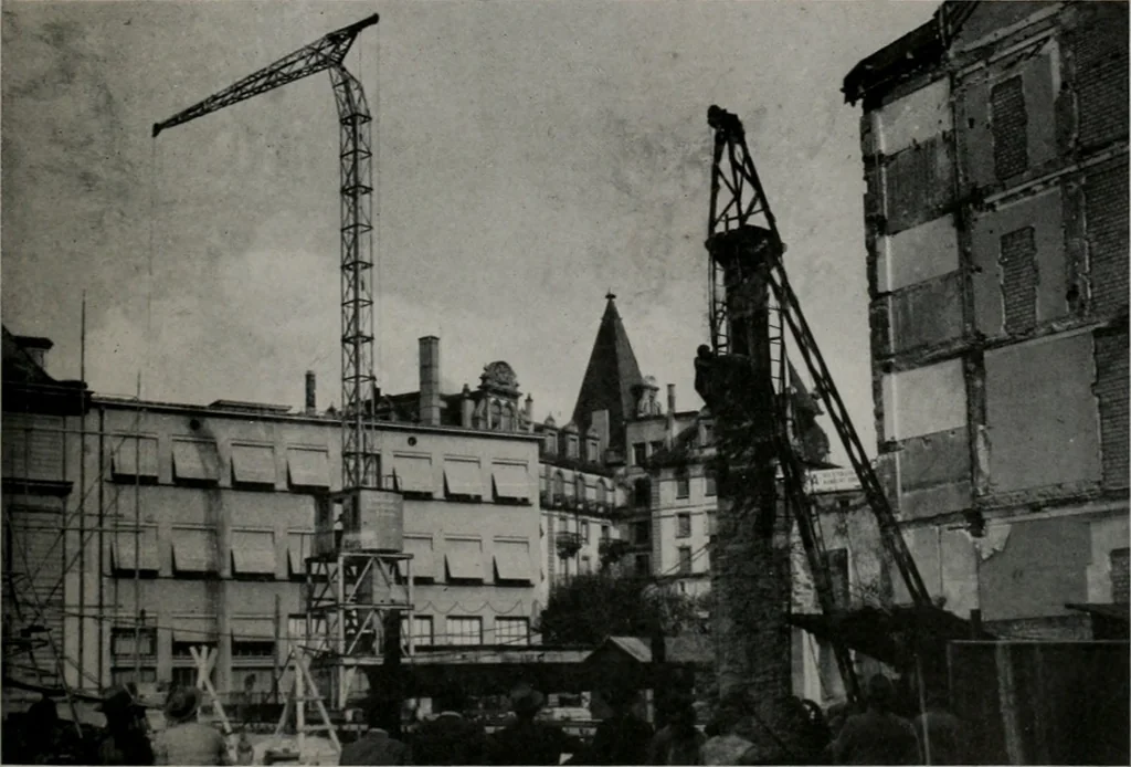 An illustration from Architect and engineer, 1905, leaf 350