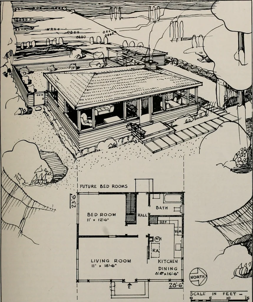 An illustration from Architect and engineer, 1905, leaf 388